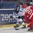 OSTRAVA, CZECH REPUBLIC - MAY 3: Finland's Aleksander Barkov #16 stickhandles the puck away from Denmark's Markus Lauridsen #22 during preliminary round action at the 2015 IIHF Ice Hockey World Championship. (Photo by Richard Wolowicz/HHOF-IIHF Images)

